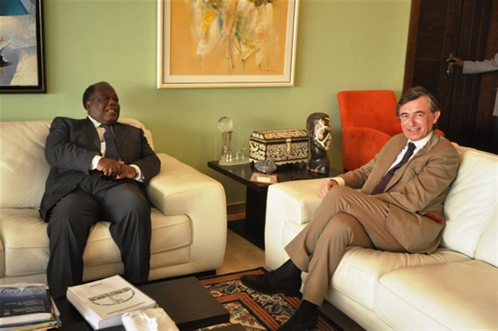 Réconciliation nationale: Philippe Douste-Blazy apporte le soutien de l`ONU à Charles Konan Banny